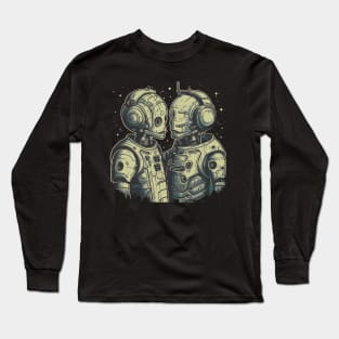 Two cyborgs in love - Love is love Long Sleeve T-Shirt